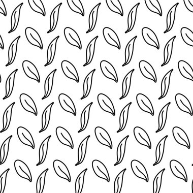 satır tropikal doğa stili arka plan vektör çizim bırakır