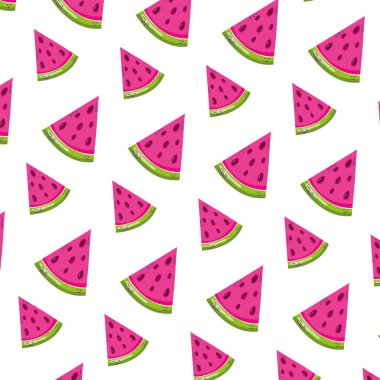 lezzetli dilim karpuz beslenme arka plan vektör çizim
