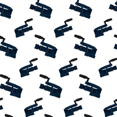 video kamera kaydedici ekipman arka plan vektör çizim