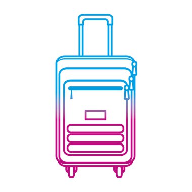 satır seyahat sırt çantası Turizm ekipman stil vektör çizim bozulmuş