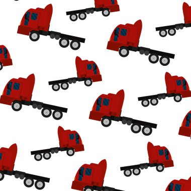 yan kamyon taşıma araç backkground vektör çizim