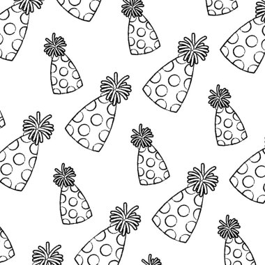 Grunge komik parti şapkası puan dekorasyon arka plan vektör çizim ile