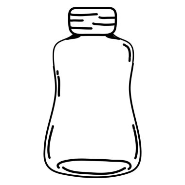 satır lezzetli sağlıklı meyve suyu mason vektör çizim