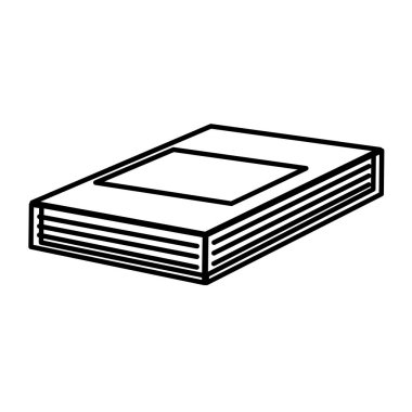 satır yakın kitap açık yönetim kurulu tarzı eğitim vektör Illustration