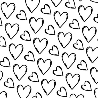 satır hoş kalp sembol arka plan stili vektör çizim