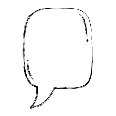 Grunge sohbet kabarcık metin iletisi bilgi vektör çizim