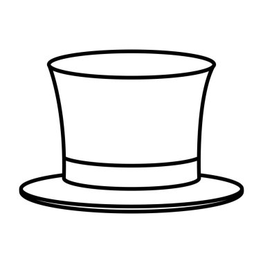 satır carnival şapka parti festival gösteri vektör çizim