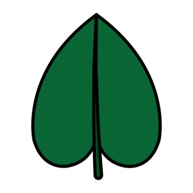 renk tropikal yaprak tarzı botanik tasarlamak vektör