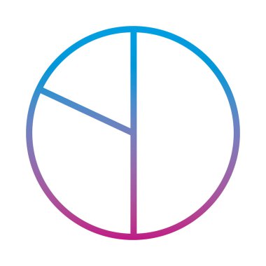 bozulmuş çizgi daire istatistikleri grafik Diyagramı veri vektör çizim