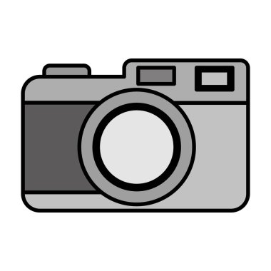 renkli dijital kamera elektronik nesne teknoloji vektör çizim