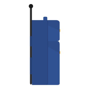 renk yan Bagaj nesne yolculuk tatil vektör çizim