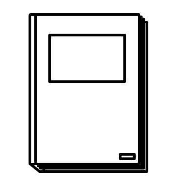 satır yakın defter aracı eğitim simge vektör çizim