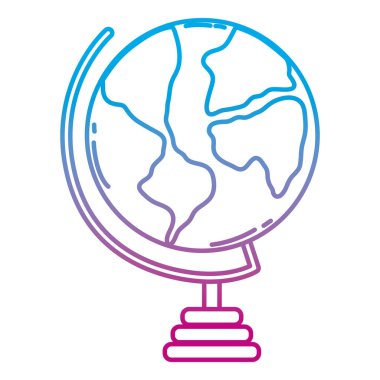 bozulmuş satır küresel dünya harita Coğrafya Resepsiyon vektör çizim