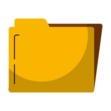 klasör dosyasına belge Arşiv vektör çizim organize