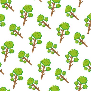 doğal ağaç dalları bırakır arka plan vektör çizim