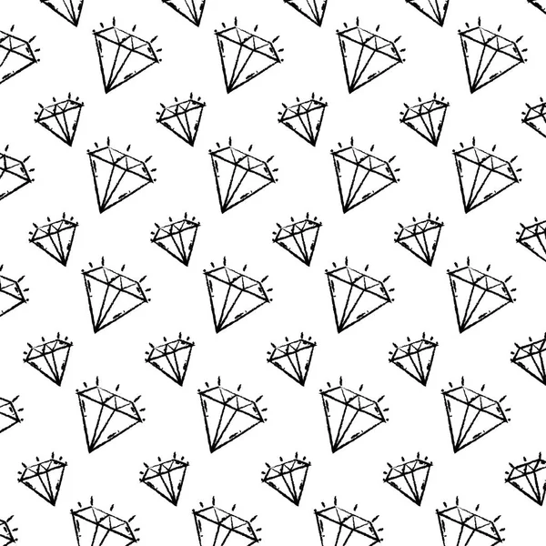 Grunge Brillant Diamond Luxe Accessoire Achtergrond Vectorillustratie — Stockvector