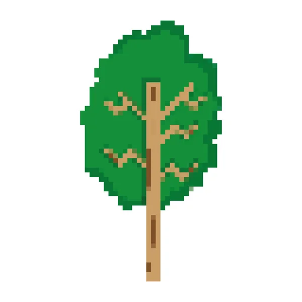 스타일 일러스트 Pixelated Ecolology — 스톡 벡터