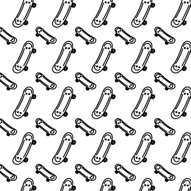 satır kaykay nesne spor stil arka plan vektör çizim