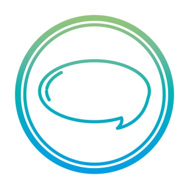 bozulmuş satır sohbet kabarcık metin iletisi amblemi vektör çizim