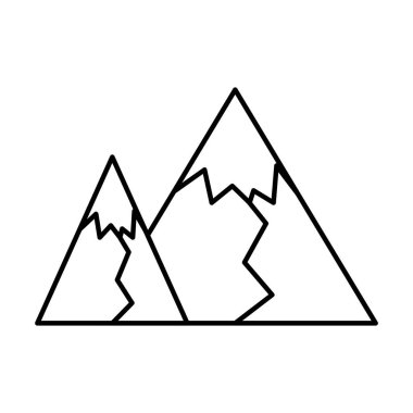 satır güzel dağ grafik doku tasarlamak vektör