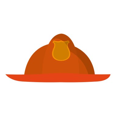 Acil itfaiye kask ekipman koruma vektör çizim