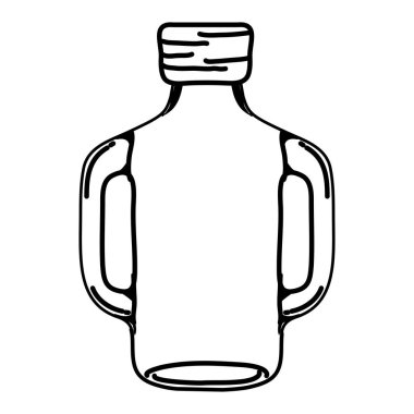 satır lezzetli meyve suyu sağlıklı içecek vektör çizim