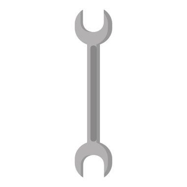 İngiliz anahtarı ekipman servisi onarım sanayi vektör çizim