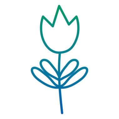 bozulmuş satır güzellik tropikal çiçek bitki yaprakları vektör çizim ile