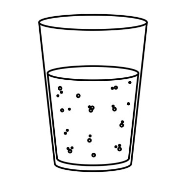 satır votka içki cam içecek alkol vektör çizim