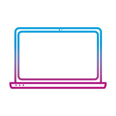 bozulmuş çizgi elektronik dizüstü teknoloji nesne hizmet vektör çizim