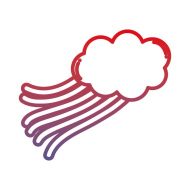 satır doğa bulut güzellik gökkuşağı gökyüzü vektör çizim ile bozulmuş