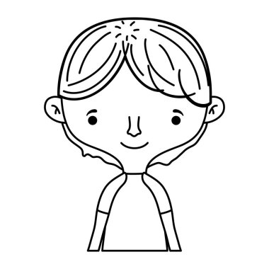 satır güzel erkek saç modeli tasarım ve t-shirt vektör çizim ile