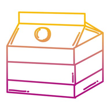 bozulmuş satır sevimli kutu paket dekorasyon stil vektör çizim