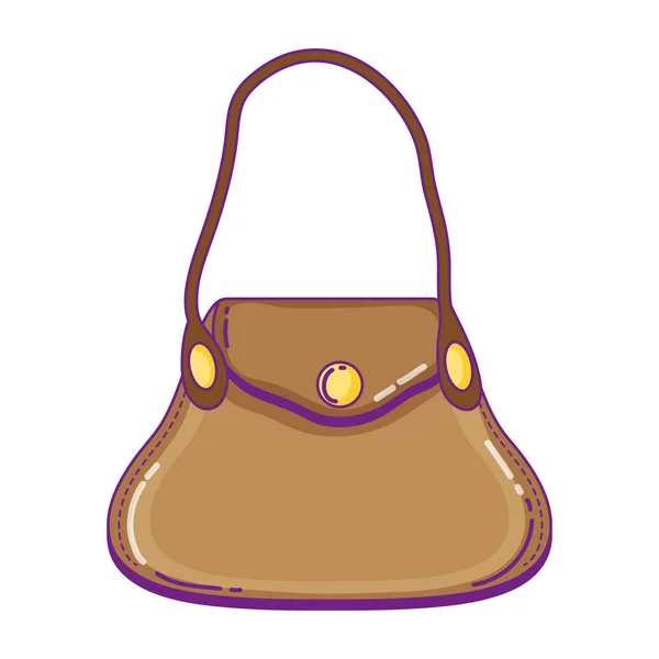 Luxury Fashion Purse Accessory Trendy Vector Illustration — Stock Vector