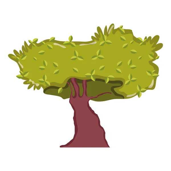 Векторная Иллюстрация Естественного Дерева Тропических Ботанических Стеблей — стоковый вектор