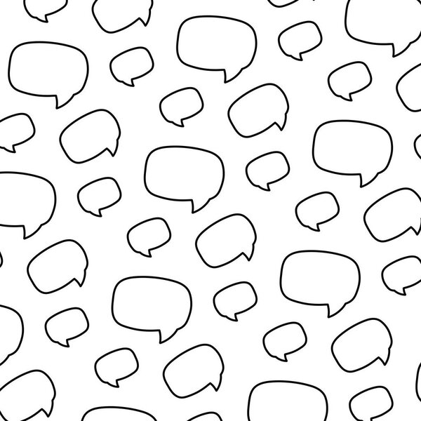 линия графического чата пузырь сообщение фоновая векторная иллюстрация
