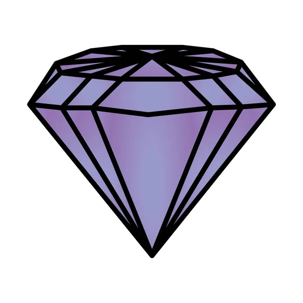 色高級ダイヤモンド アクセサリー宝石スタイル ベクトル図 — ストックベクタ