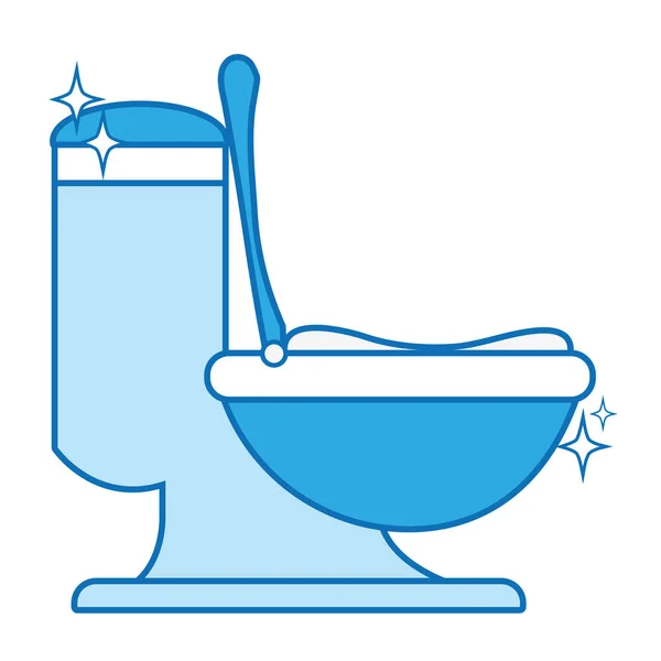 Igiene Dei Servizi Igienici Ceramica Disegno Illustrazione Vettoriale Domestico — Vettoriale Stock