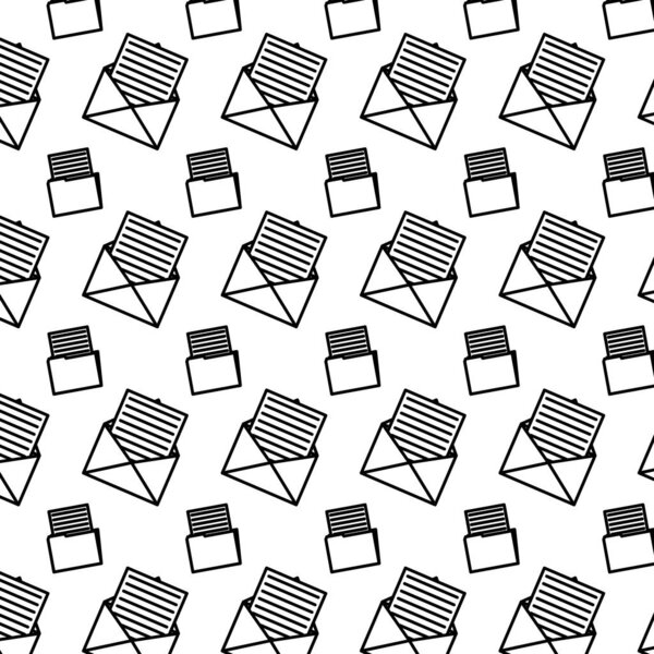 строка сообщения электронной почты с иллюстрацией фонового вектора документа офиса
