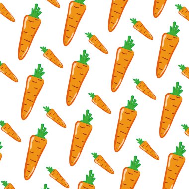 sağlıklı havuç taze sebze arka plan vektör çizim