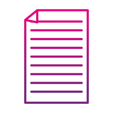 bozulmuş satır office basılı belgeyi iş iş vektör çizim