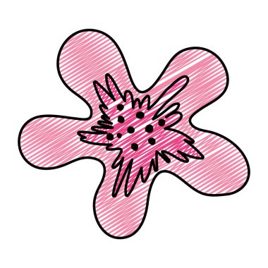 doğa egzotik çiçek bitki stil vektör çizim doodle