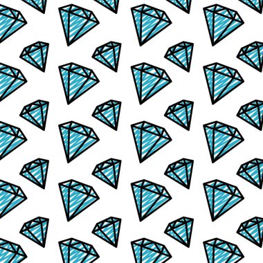 Lüks elmas moda aksesuar arka plan vektör çizim doodle