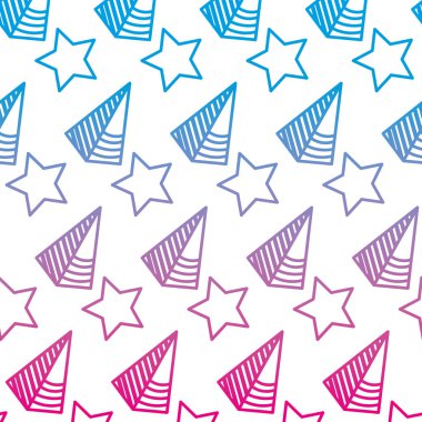 çizgi pentagonal piramit parlak yıldız arka plan vektör çizim ile bozulmuş