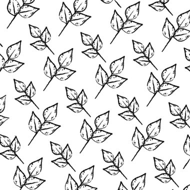 Grunge egzotik bitki doğa arka plan vektör çizim bırakır