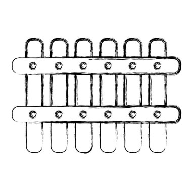 Grunge ahşap grillage doku yapısı stil vektör çizim