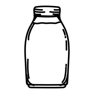 satır sağlıklı meyve suları kristal kavanoz vektör çizim içinde taze