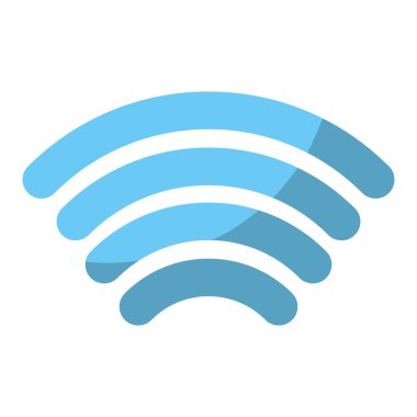 Dijital wifi sinyal bağlantısı teknoloji vektör çizim