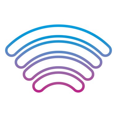 bozulmuş çizgi dijital wifi sinyal bağlantısı teknoloji vektör çizim