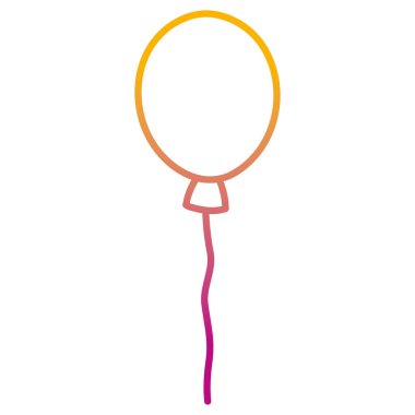 bozulmuş satır güzel balon dekorasyon nesne olay vektör çizim